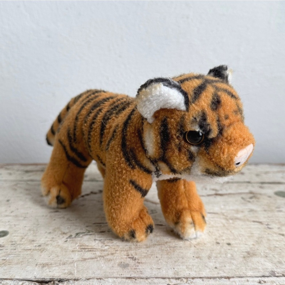Plush in a Rush Tiger Cub Plush Orange Black Striped Stuffed Animal 7in